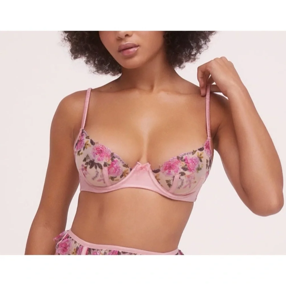 For Love & Lemons and Victoria’s Secret Blushing Rose Underwire Bra size XS - Picture 6 of 8
